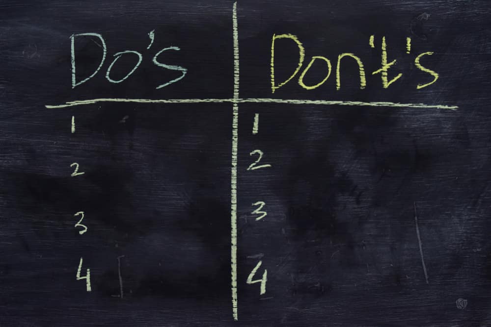 Software Development Guidelines Pt 2: The Do's & Don'ts