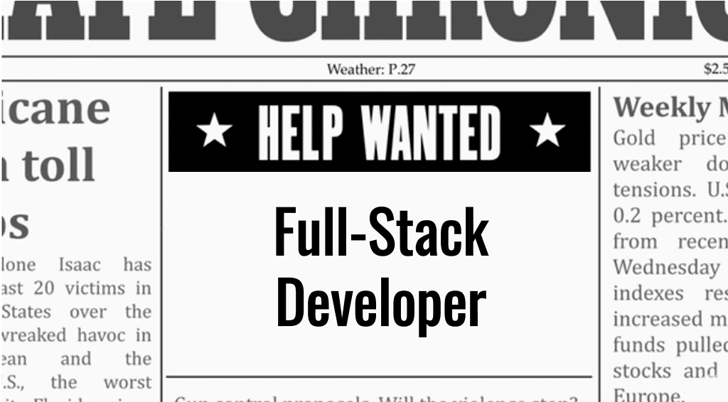Does Your Team Need to Hire A Full-Stack Software Developer?