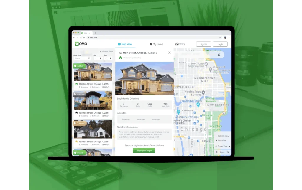 Custom Application for Home Owners and Buyers